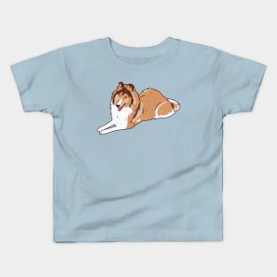 Collie dog illustration Kids T-Shirt